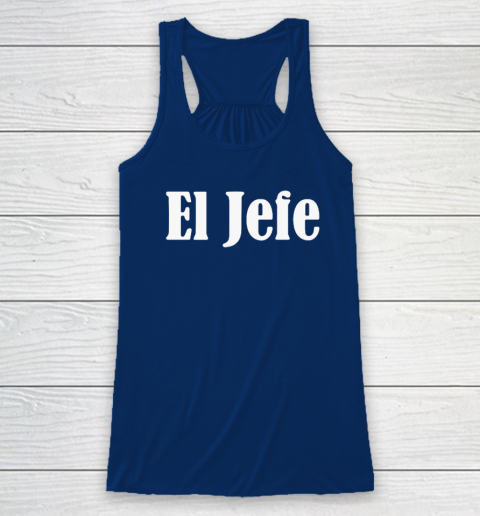 Coach Pop El Jefe (print on front and back) Racerback Tank 4