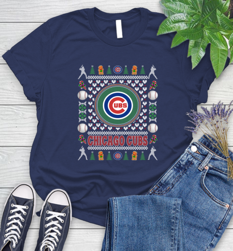 Chicago Cubs Merry Christmas MLB Baseball Loyal Fan Ugly Shirt 99