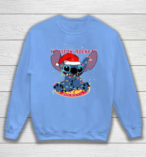 Houston Rockets NBA noel stitch Basketball Christmas Sweatshirt 7