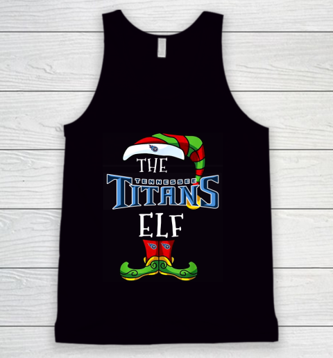 Tennessee Titans Christmas ELF Funny NFL Tank Top