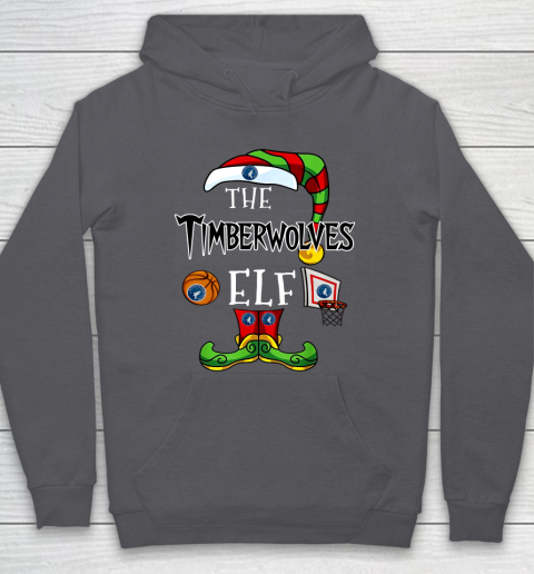 Minnesota Timberwolves Christmas ELF Funny NBA Hoodie 4