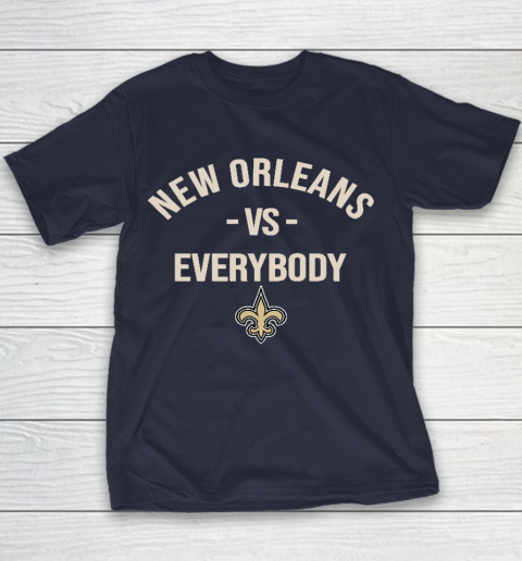 New Orleans Saints Vs Everybody Youth T-Shirt 2