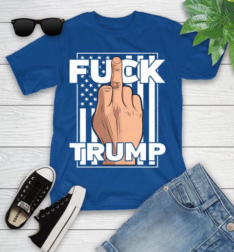 Fuck Trump Middle Finger Anti Republican T Shirt 103