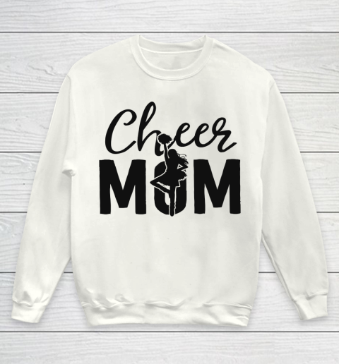 Mother's Day Funny Gift Ideas Apparel  Pink Cheer Mom Gifts Cheerleader Mom Shirt Mama Mother T Shi Youth Sweatshirt