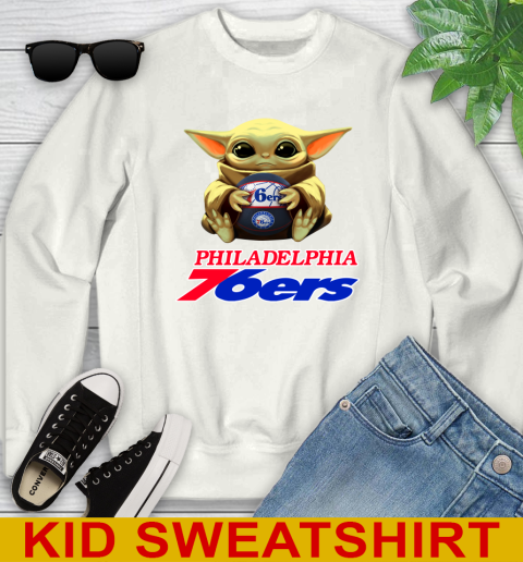 NBA Basketball Philadelphia 76ers Star Wars Baby Yoda Shirt 113
