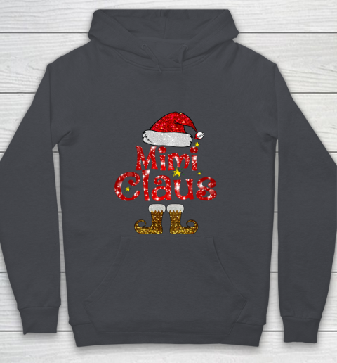 Funny Santa Mimi Claus Merry Christmas Youth Hoodie 5