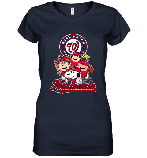 MLB Washington Nationals Boys' V-Neck T-Shirt - XS
