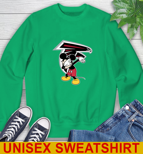 Atlanta Falcons NFL Football Dabbing Mickey Disney Sports Sweatshirt 6
