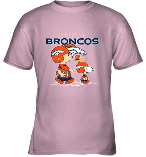 Denver Broncos Let's Play Football Together Snoopy NFL Youth T-Shirt 