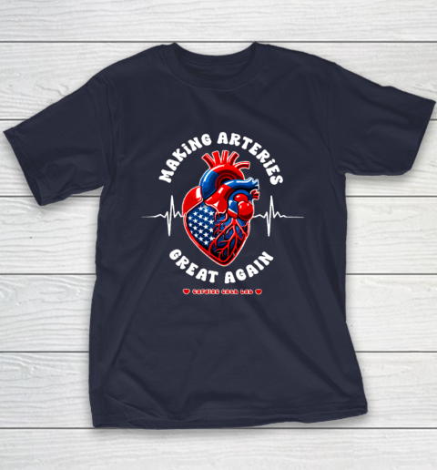 Making Arteries Great Again, Cardiac Cath Lab Youth T-Shirt 2