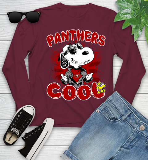 NFL Football San Francisco 49ers Cool Snoopy Shirt Youth Long Sleeve 5