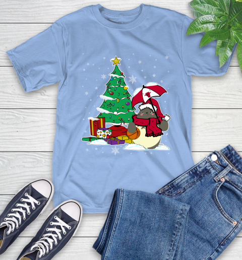 Chicago Bulls NBA Basketball Cute Tonari No Totoro Christmas Sports T-Shirt 12