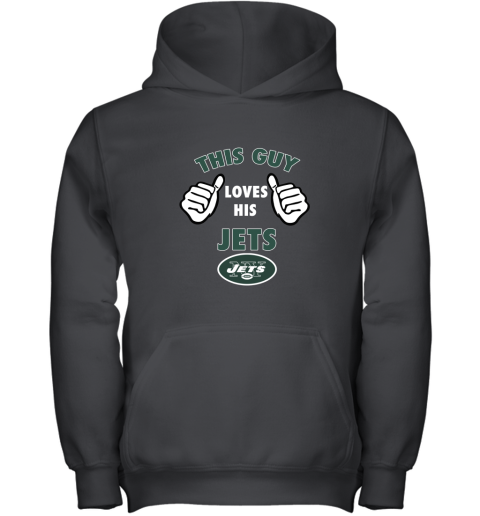 This Guy Loves His New York Jets Youth Hoodie