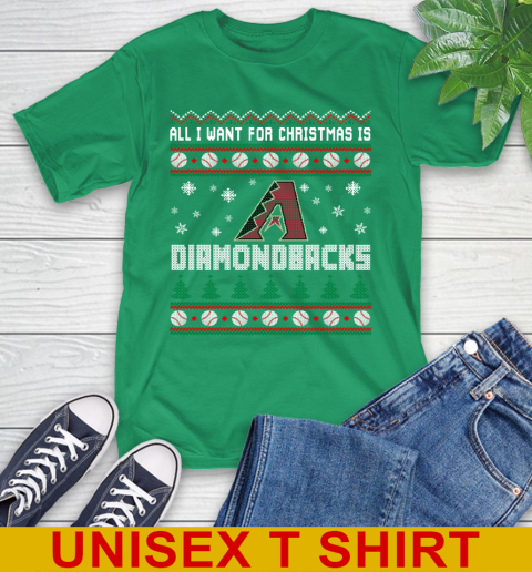 MLB All I Want For Christmas Is Arizona Diamondbacks Baseball Sports 7