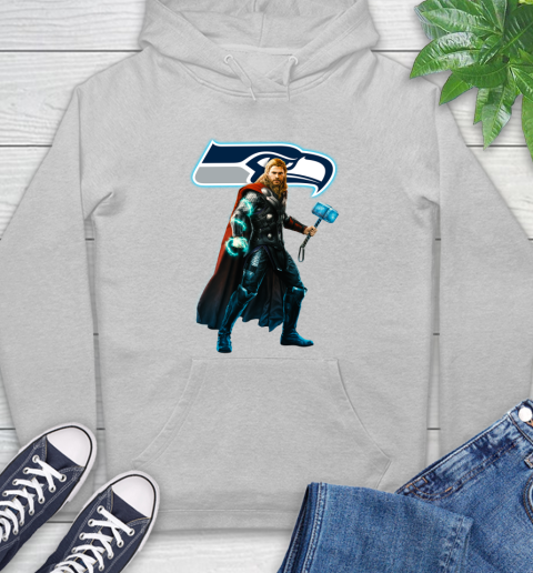 NFL Thor Avengers Endgame Football Seattle Seahawks Hoodie 6