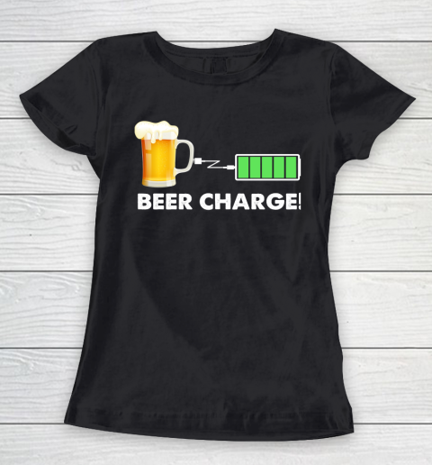 Beer Lover Funny Shirt Beer Charge Women's T-Shirt