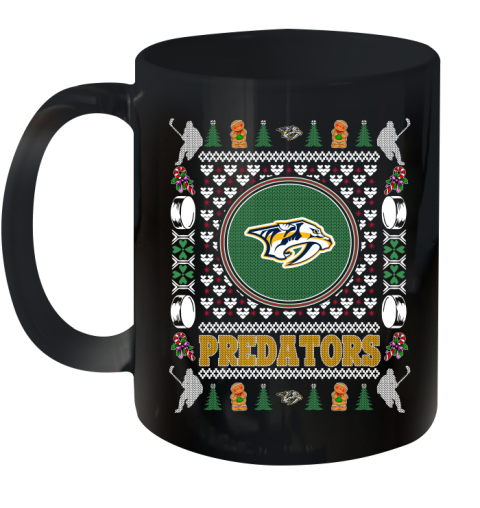 Nashville Predators Merry Christmas NHL Hockey Loyal Fan Ceramic Mug 11oz