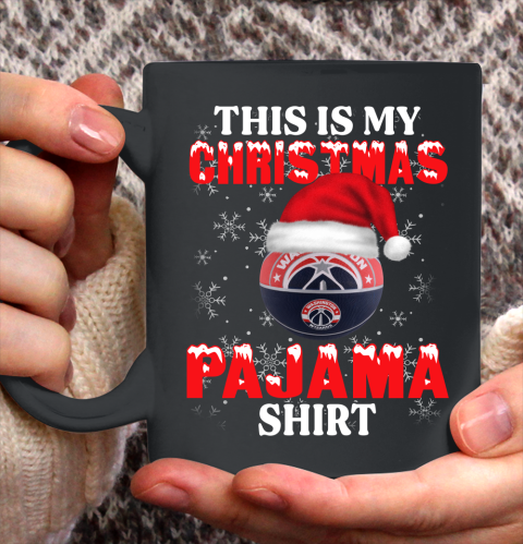 Washington Wizards This Is My Christmas Pajama Shirt NBA Ceramic Mug 11oz 2