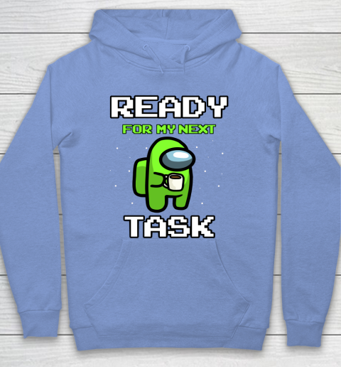 Among Us Shirt Ready For Work Green Hoodie 7
