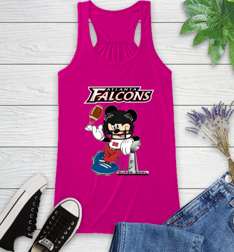 NFL Atlanta Falcons Mickey Mouse Disney Super Bowl Football T Shirt Racerback Tank 8