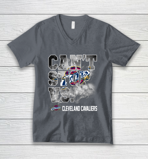 NBA Cleveland Cavaliers Basketball Can't Stop Vs V-Neck T-Shirt 4