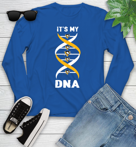 Pittsburgh Penguins NHL Hockey It's My DNA Sports Youth Long Sleeve 10