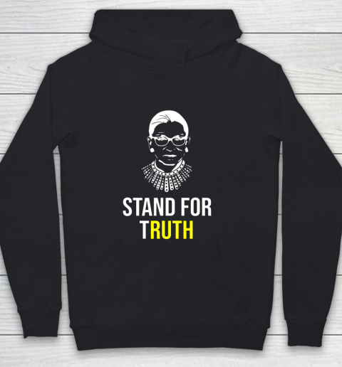 RBG Ruth Bader Ginsberg Stand For Truth Youth Hoodie