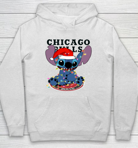 Chicago Bulls NBA noel stitch Basketball Christmas Hoodie
