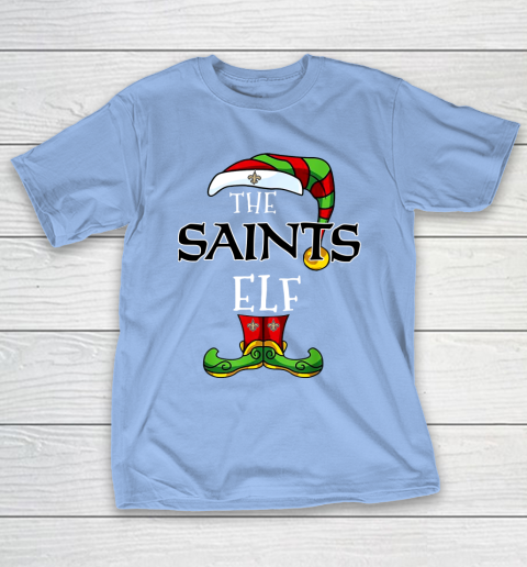 New Orleans Saints Christmas ELF Funny NFL T-Shirt 10