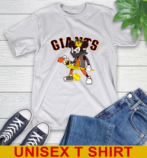 San Francisco Giants MLB Baseball Mickey Peace Sign Sports T-Shirt 12
