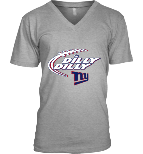 NFL New York Giants Dilly Dilly Football Sports yWlqyUAH3Ap v neck unisex 8 95 151514 front sport grey