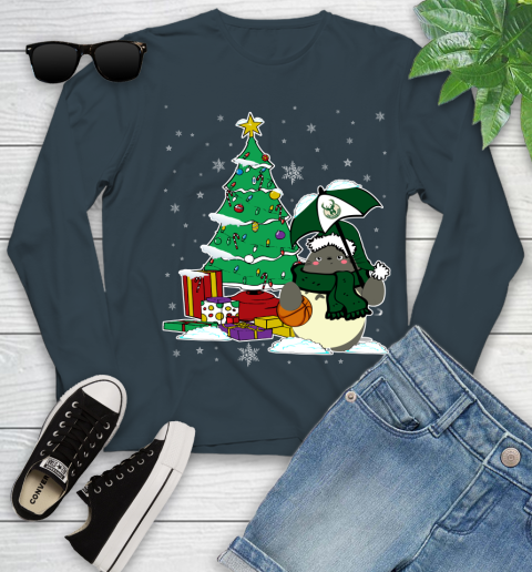 Milwaukee Bucks NBA Basketball Cute Tonari No Totoro Christmas Sports Youth Long Sleeve 9