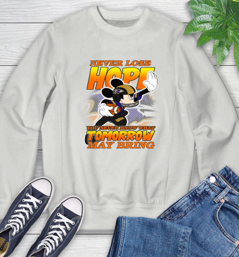 Buffalo Bills NFL Football Mickey Disney Never Lose Hope (2) Sweatshirt 6 Buffalo Bills NFL Football Mickey Disney Never Lose Hope (2) Sweatshirt - Image 6