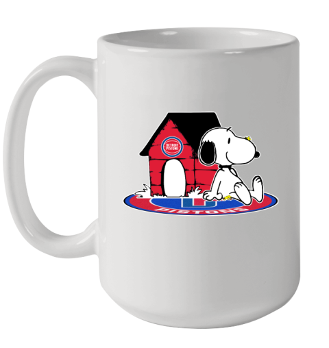 NBA Basketball Detroit Pistons Snoopy The Peanuts Movie Shirt Ceramic Mug 15oz