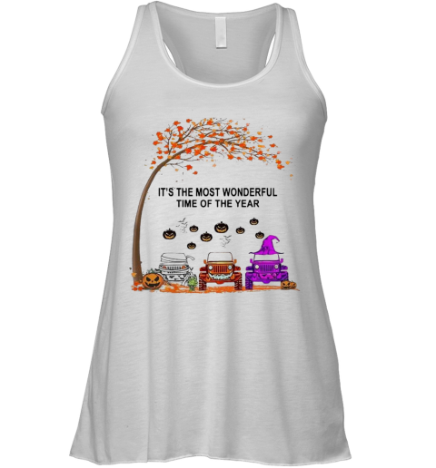 Jeep Is The Most Wondrful Time Of The Year Halloween Racerback Tank