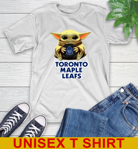 NHL Hockey Toronto Maple Leafs Star Wars Baby Yoda Shirt