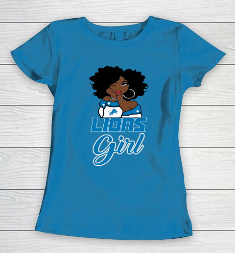 Detroit Lions Girl NFL Women's T-Shirt 8
