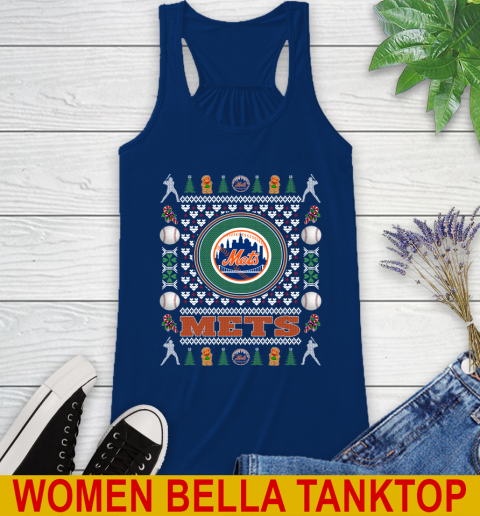 New York Mets Merry Christmas MLB Baseball Loyal Fan Racerback Tank 7
