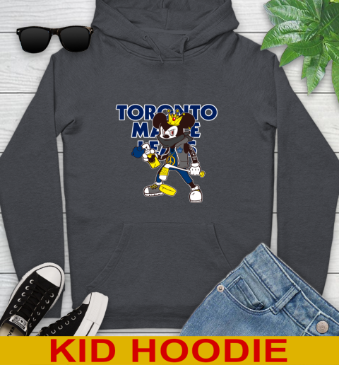 Toronto Maple Leafs NHL Hockey Mickey Peace Sign Sports Youth Hoodie - Image 10