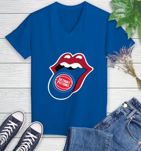 Detroit Pistons NBA Basketball Lips I Root For My Team Adoring Fan 86