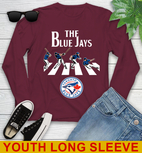 MLB Baseball Toronto Blue Jays The Beatles Rock Band Shirt Youth Long Sleeve 6