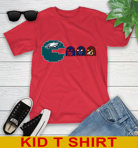 Philadelphia Eagles NFL Football Pac Man Champion Youth T-Shirt 10
