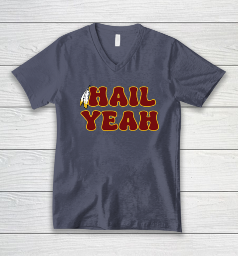 Hail Yeah Bold Feather Jayden Daniels Inspired V-Neck T-Shirt 6