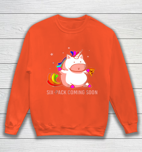 Unicorn Six Pack Funny Cute Shirt Coming Soon Fat Unicorn Sweatshirt 3