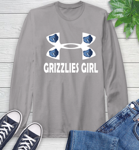 NBA Memphis Grizzlies Girl Under Armour Basketball Sports Long Sleeve T-Shirt 6