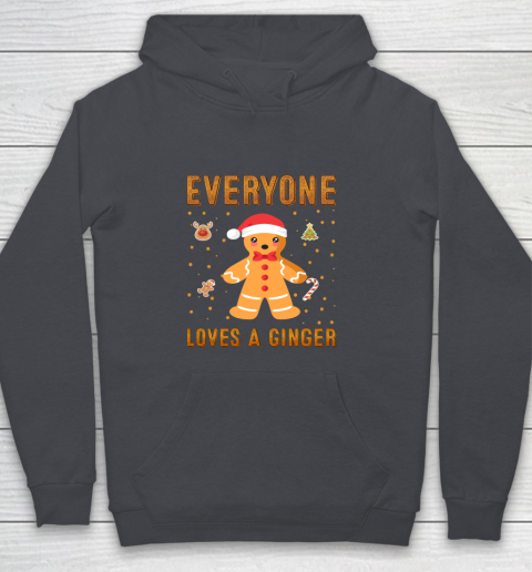 Everyone Loves A Ginger Funny Christmas Youth Hoodie 5