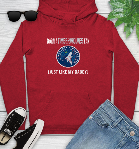 NBA Minnesota Timberwolves Loyal Fan Just Like My Daddy Basketball Shirt Youth Hoodie 10