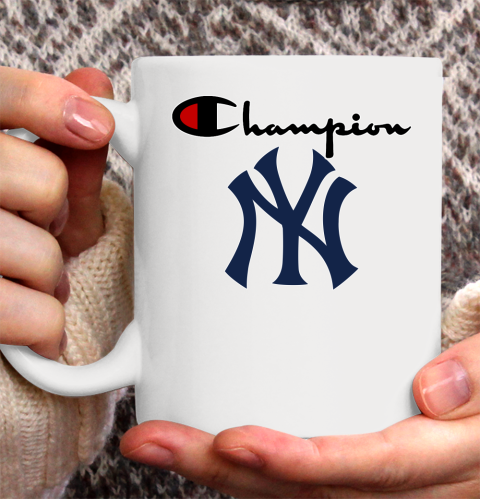 MLB Baseball New York Yankees Champion Shirt Ceramic Mug 11oz