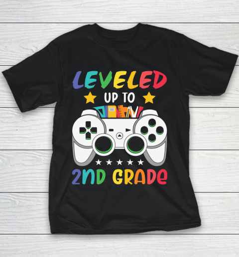 Back To School Shirt Leveled up to 2nd grade Youth T-Shirt