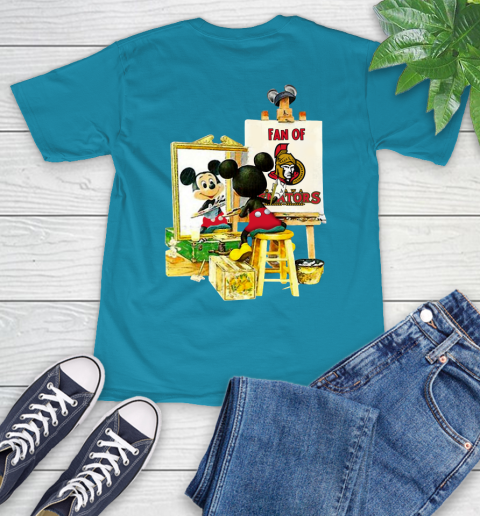 NHL Hockey Ottawa Senators Mickey Drawing Shirt 10